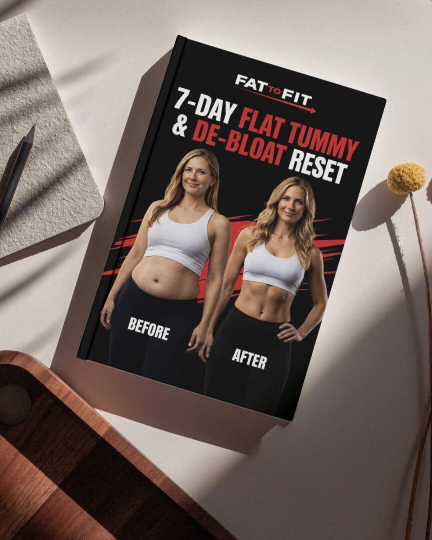 Fat to Fit reset book displayed on table